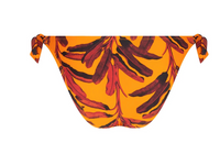 Bikini bottom with leaf pattern on a white background