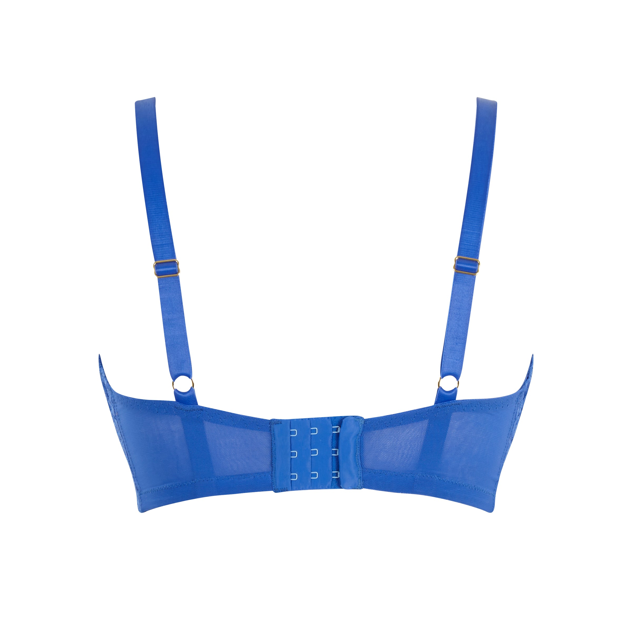 George - - G3ORGE BLUE Non-Padded Full Cup Embroidered Bra - Size 36 (G cup)