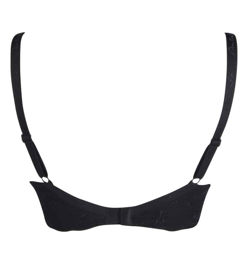 Entyinea Bra for Women Comfy Corset Bra Front Cross Side Buckle Lace Bras  Slim and Shape Bra Black 38D