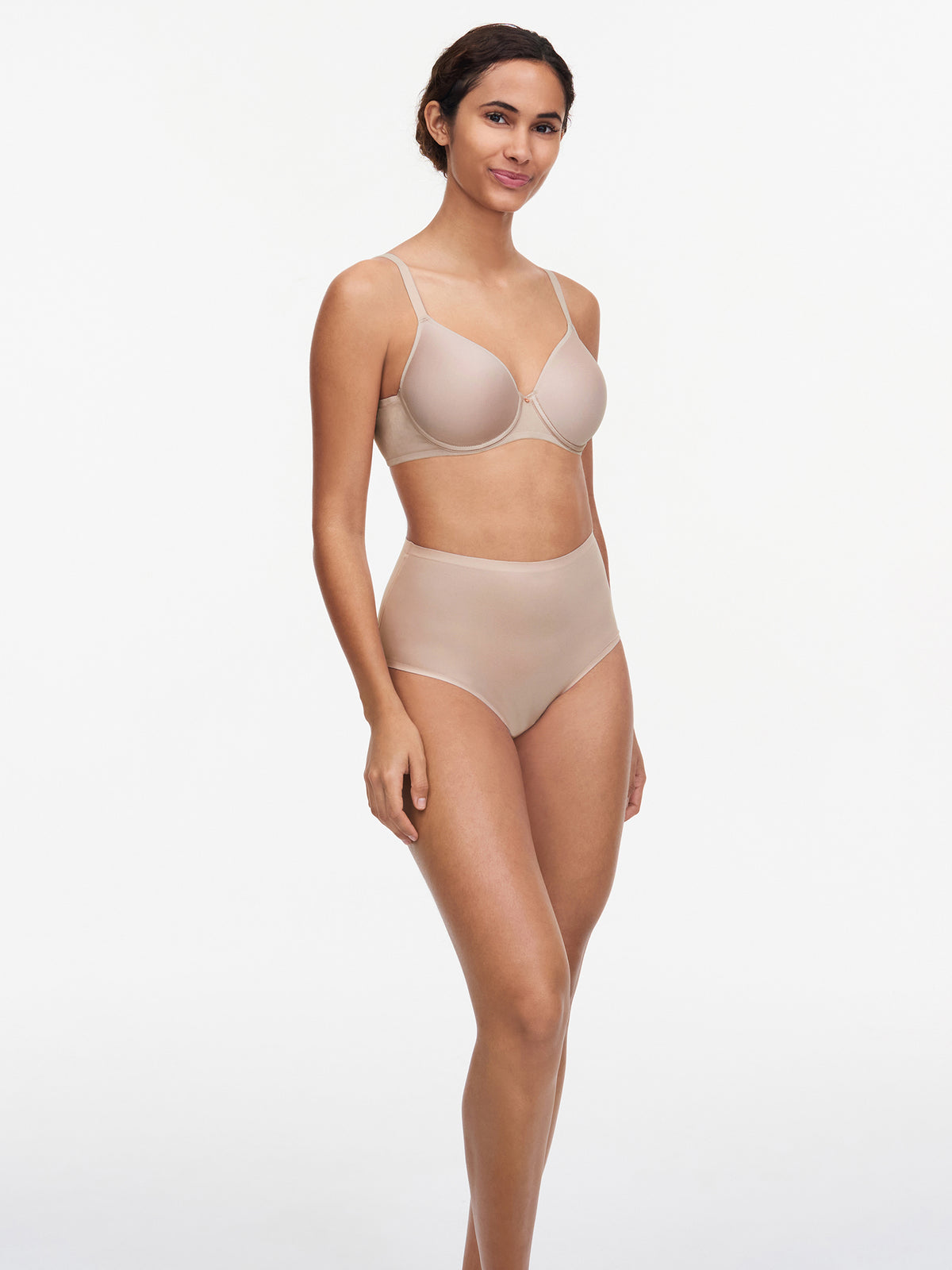 Chantelle Comfort Chic Seamless Shaping Bra In Rose