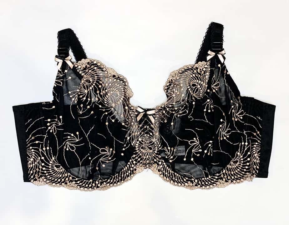 Torrid Black Lace Floral Full Coverage Bra Size 42H - $45 - From Bryan